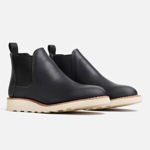 Red Wing Classic Chelsea Heritage Short Boots 9 Black Boundary Leather USA